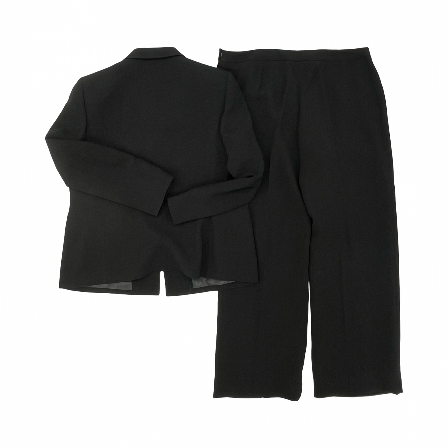 Pants Suit 2Pc By Kasper In Black, Size:14