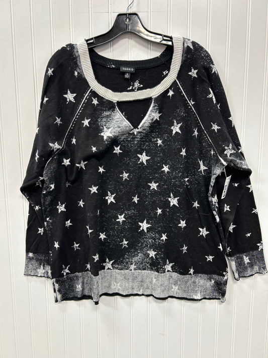 Sweater By Torrid In Black, Size:3X