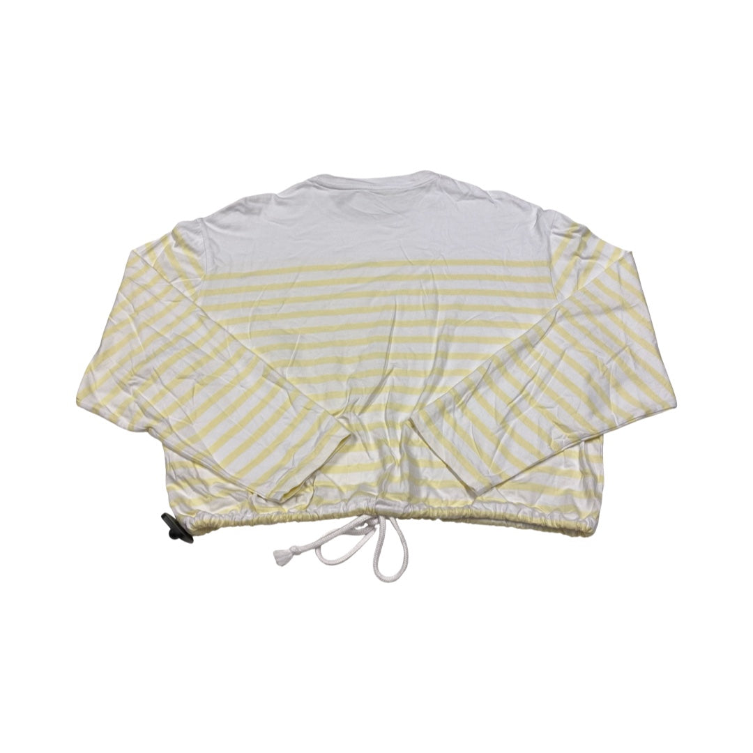 Top Ls By Madewell In White & Yellow, Size:S