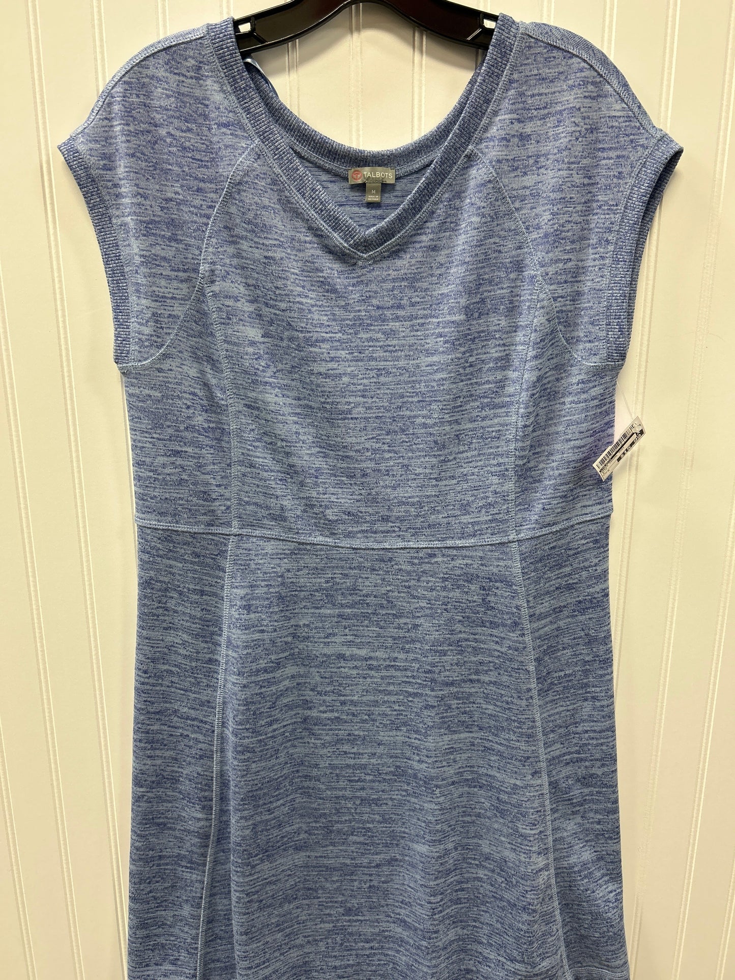 Dress Casual Midi By Talbots In Blue, Size:M