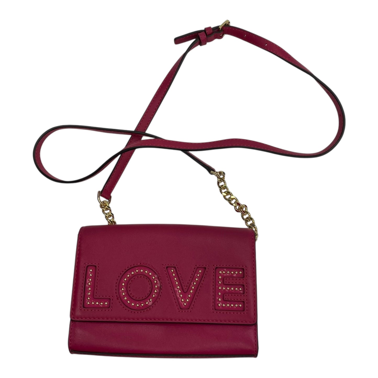 Crossbody Designer By Michael Kors In Pink, Size:Medium