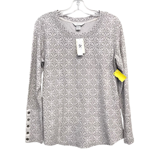 Top Ls Basic By Christopher And Banks In Grey, Size:M