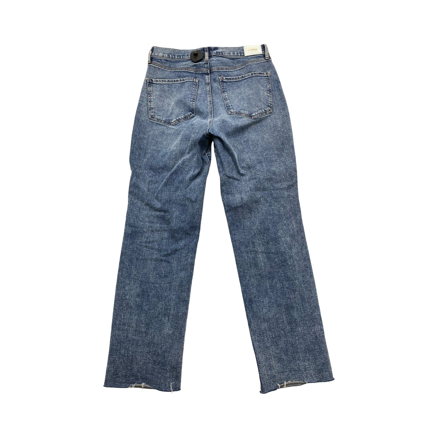 Jeans Straight By Express In Blue Denim, Size:10