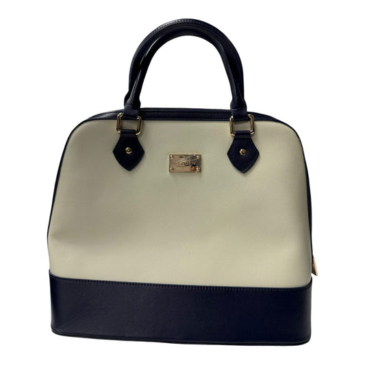 Handbag By St. John In Blue, Size:Medium
