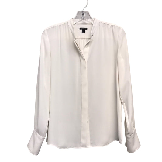 Blouse Ls By Ann Taylor In Ivory, Size:Xs