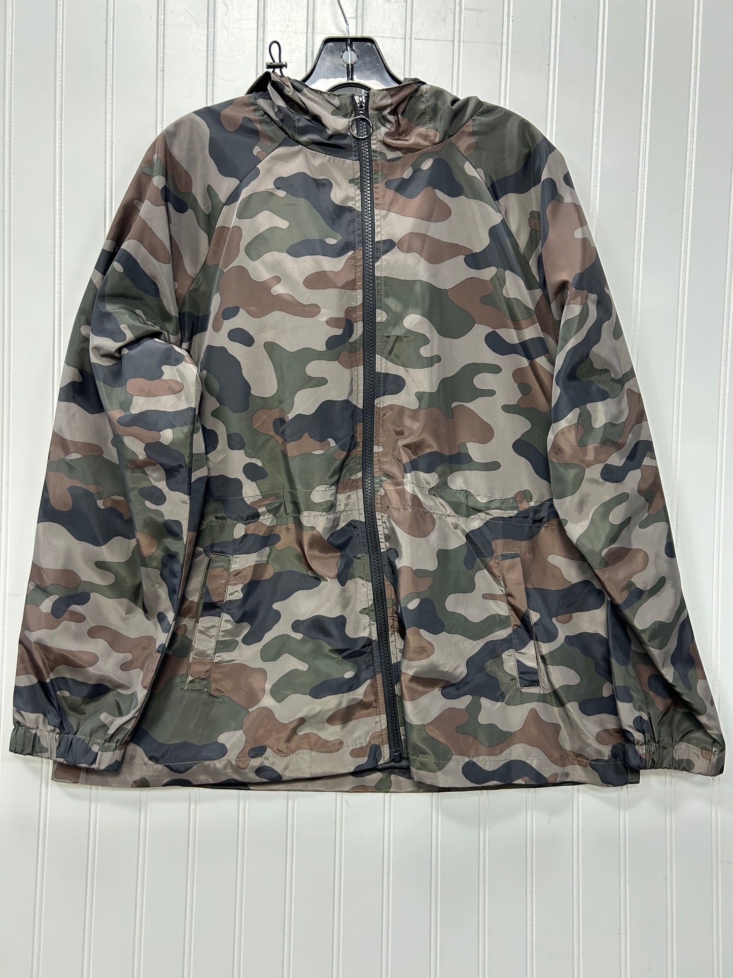 Coat Raincoat By Maurices In Camouflage Print, Size:Xl