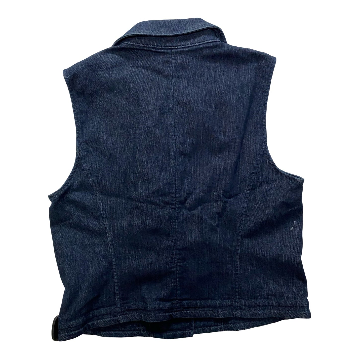 Vest Other By Loft In Blue Denim, Size:M