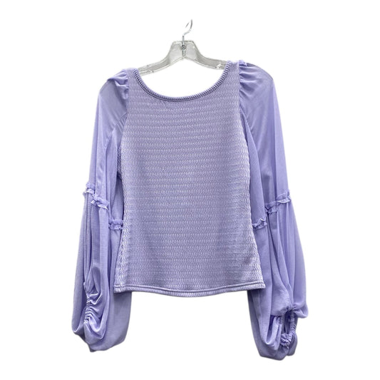 Top Ls By Anthropologie In Purple, Size:S