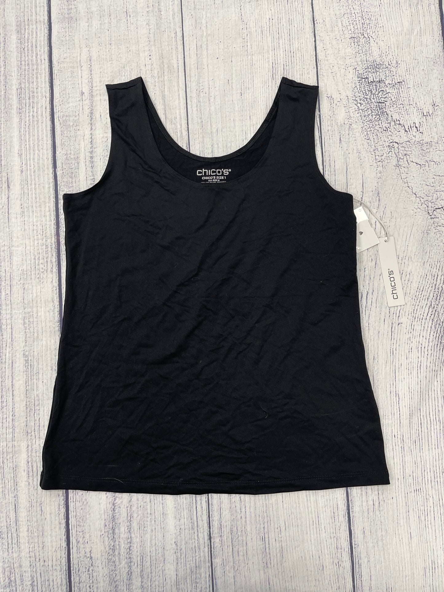 Tank Top By Chicos In Black, Size: M