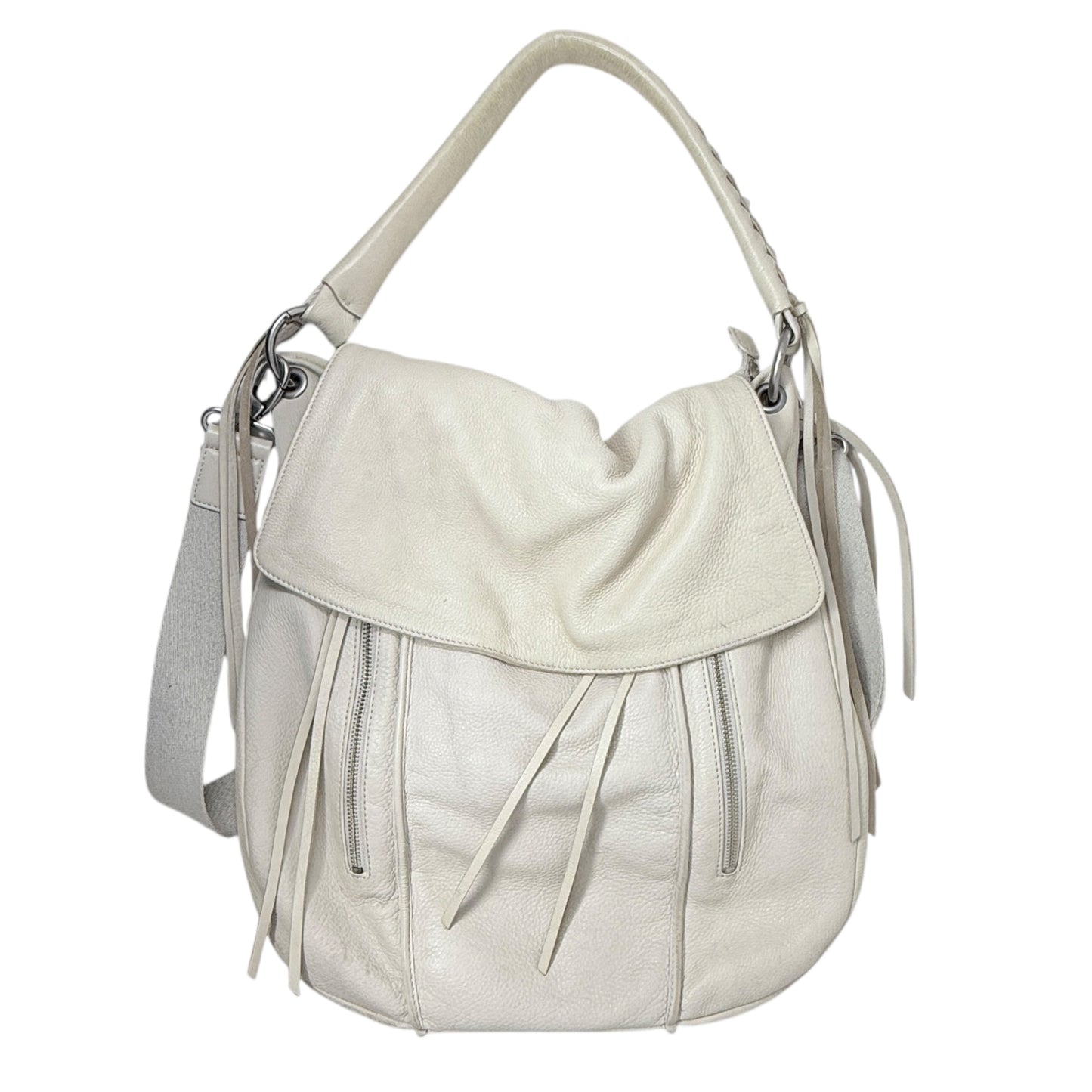 Vintage Leather Hobo Crossbody By Christopher Kon, Size: Large