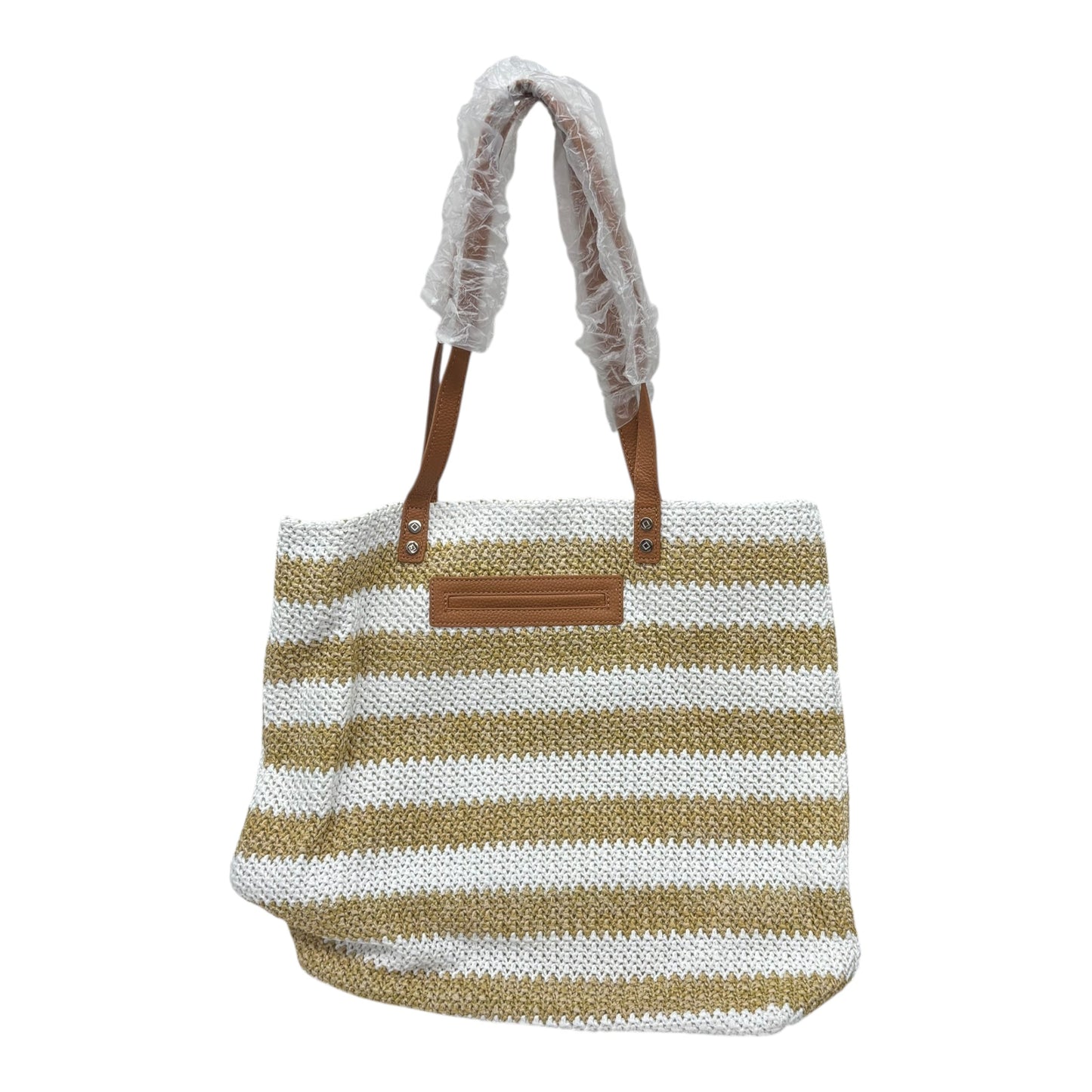 Tote By Thirty One In Cream & Tan, Size:Large
