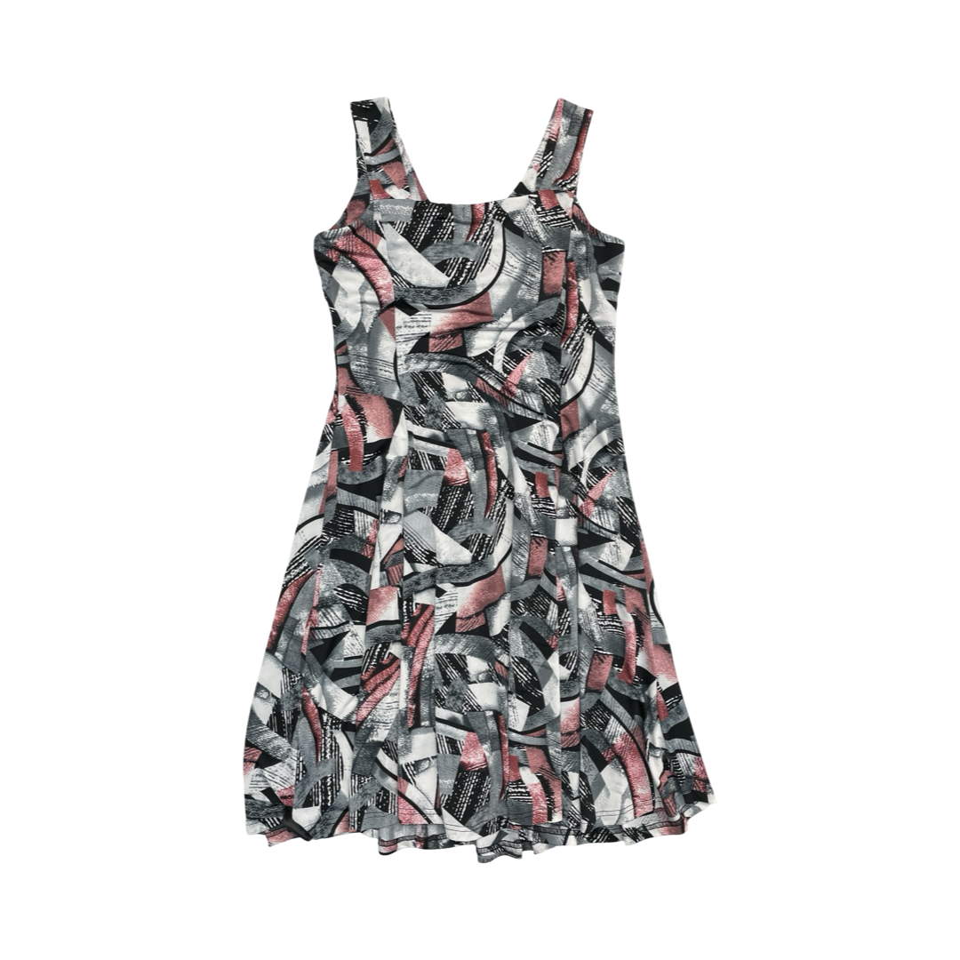 Dress Casual Midi By Cmc In Multi, Size:S