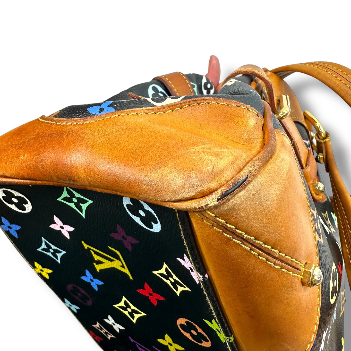 Multi color Handbag Luxury Designer By Louis Vuitton, Size: Medium