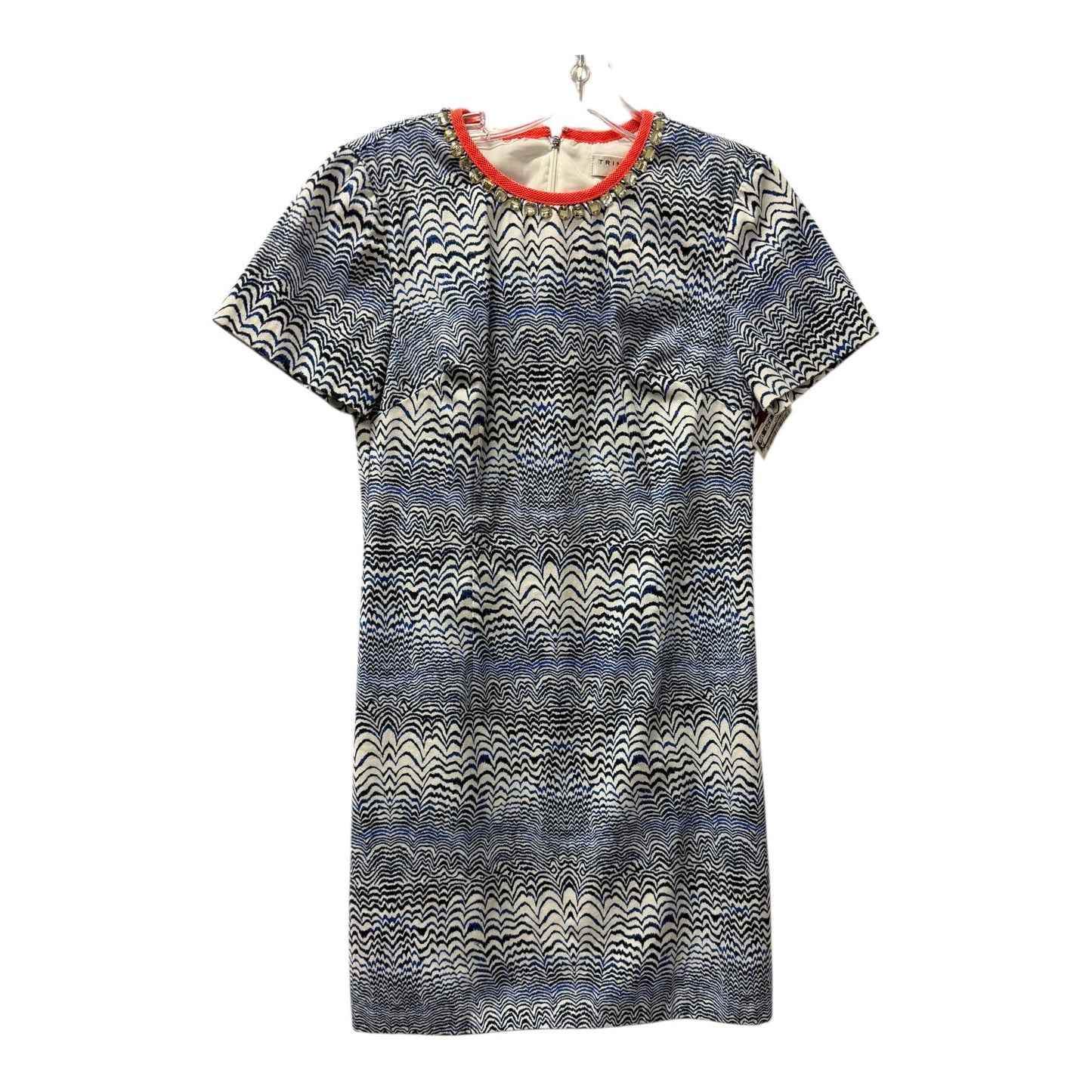 Dress Casual Short By Trina Turk In Blue & White, Size:6