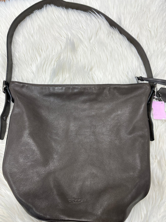 Handbag Designer By Coach In Brown, Size:Large
