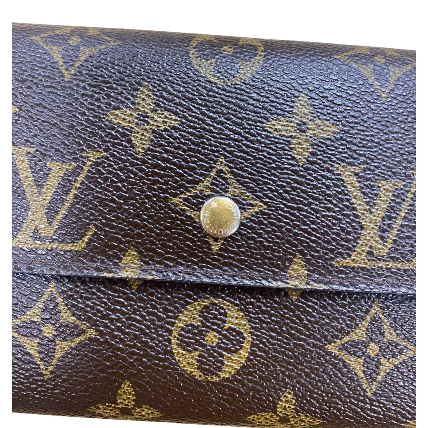 Wallet Luxury Designer By Louis Vuitton In Brown, Size:Medium