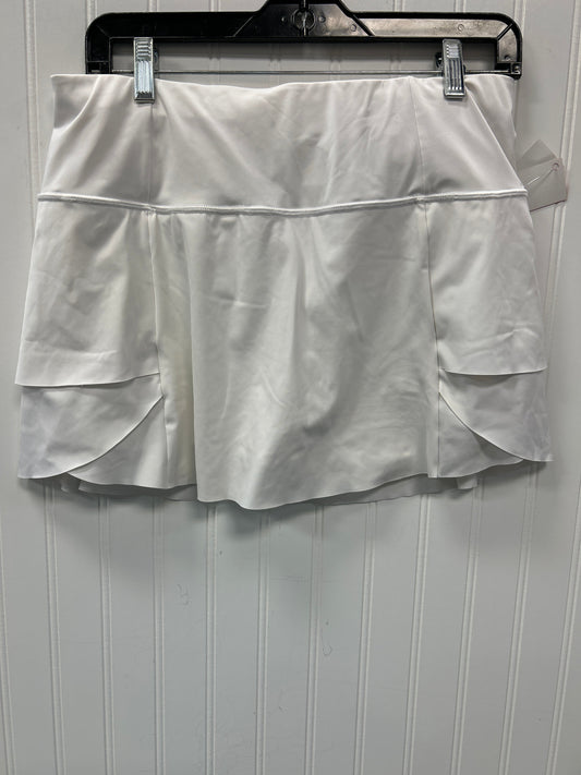 Athletic Skort By Athleta In White, Size:M