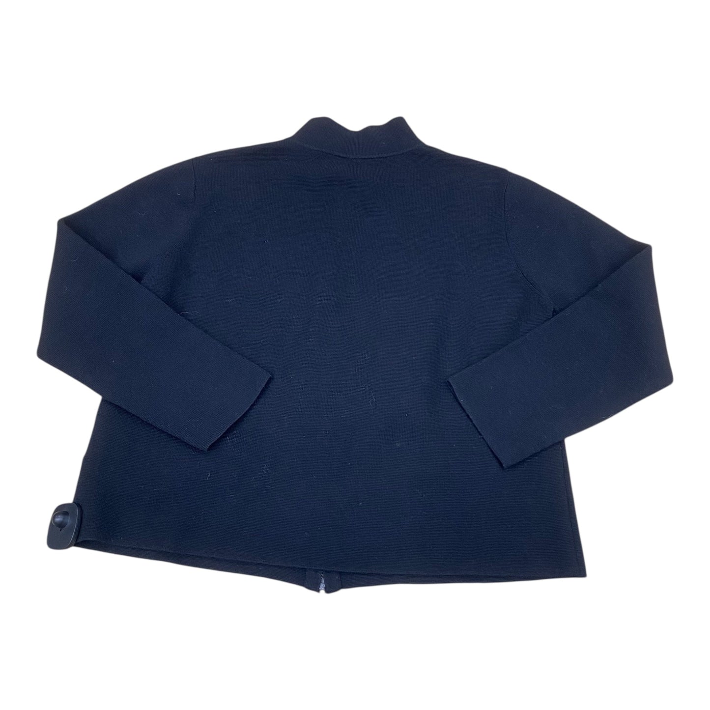 Sweater Cardigan Designer By Eileen Fisher In Black, Size:Mp