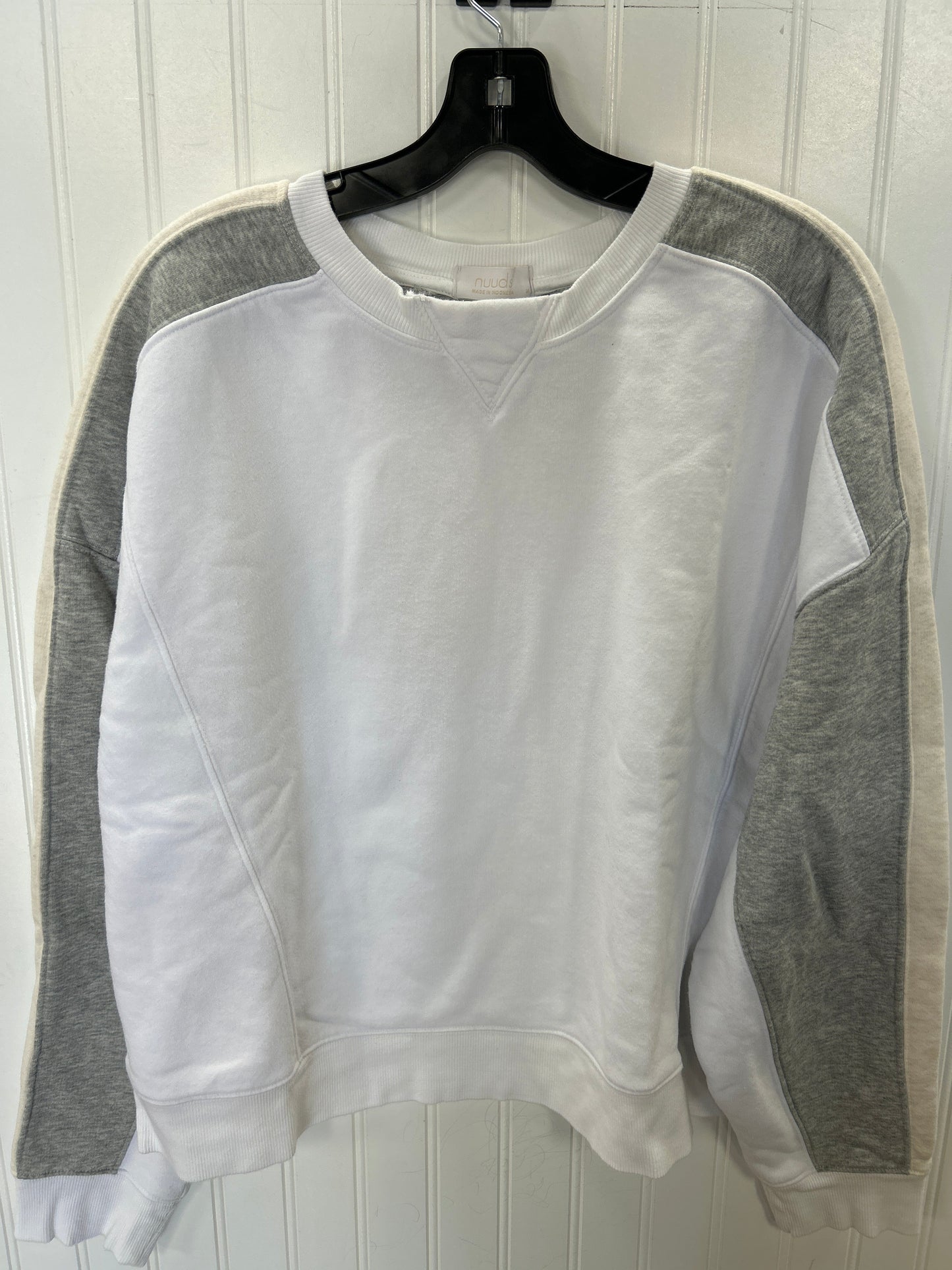 Sweatshirt Crewneck By Cmc In White, Size:M
