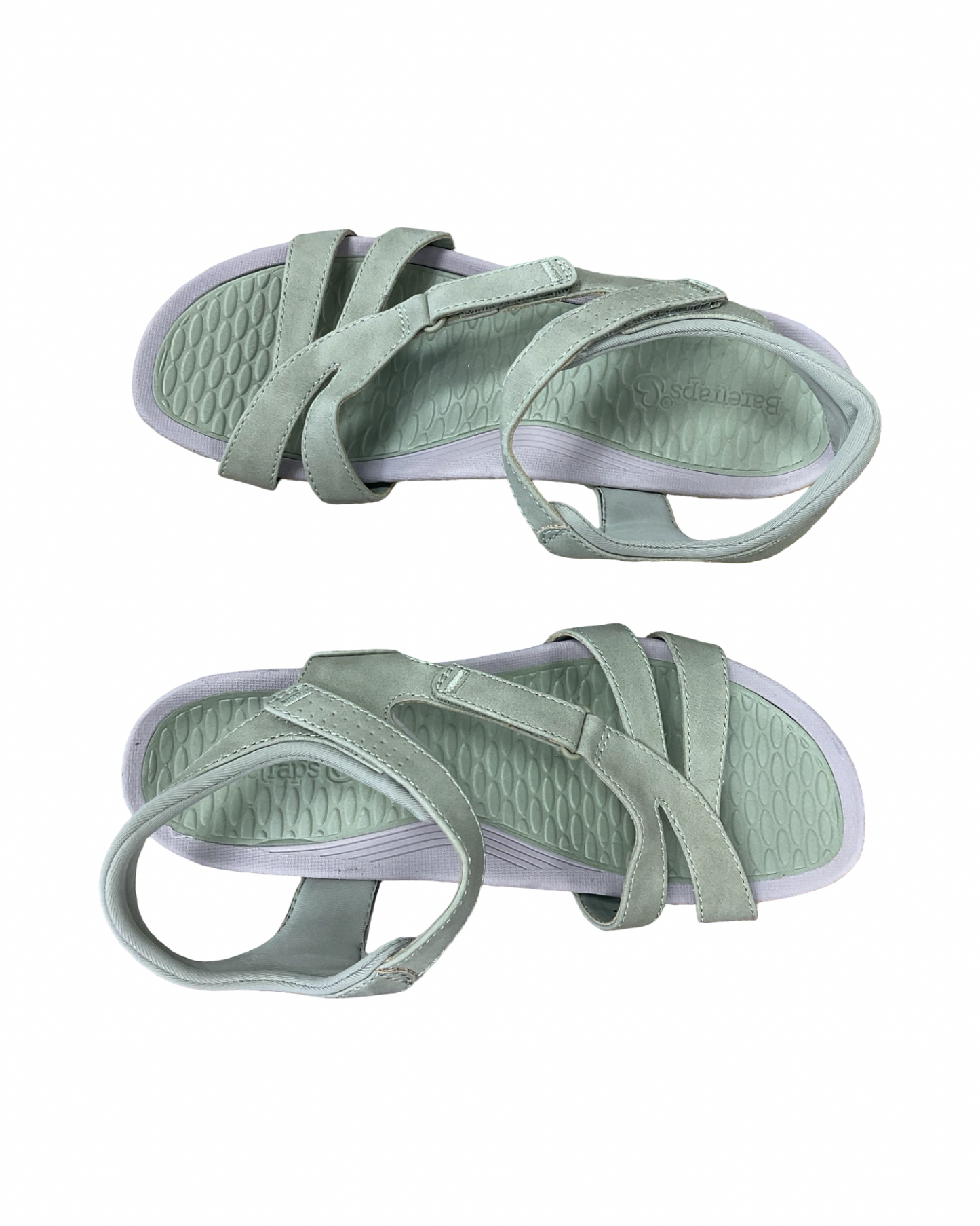 Sandals Flats By Bare Traps In Green, Size:9