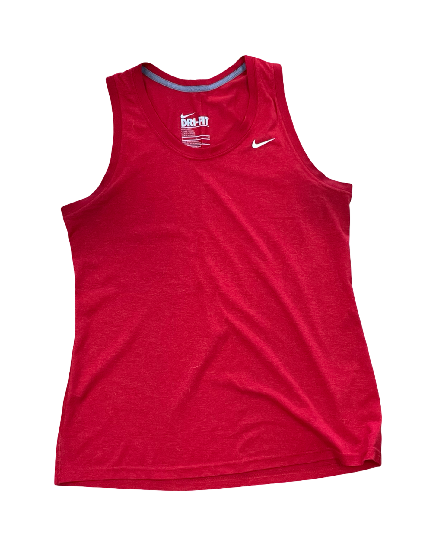 Athletic Tank Top By Nike In Red, Size:L