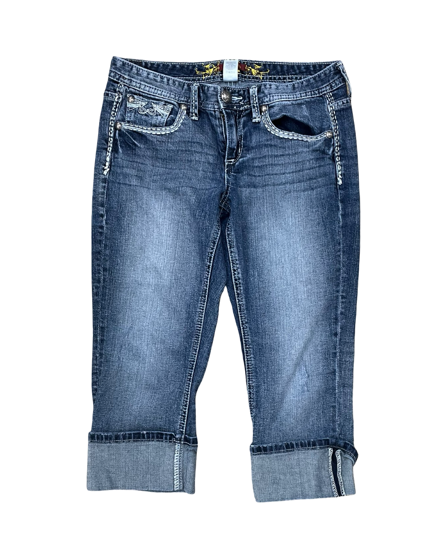 Jeans Cropped By Maurices In Blue Denim, Size:8