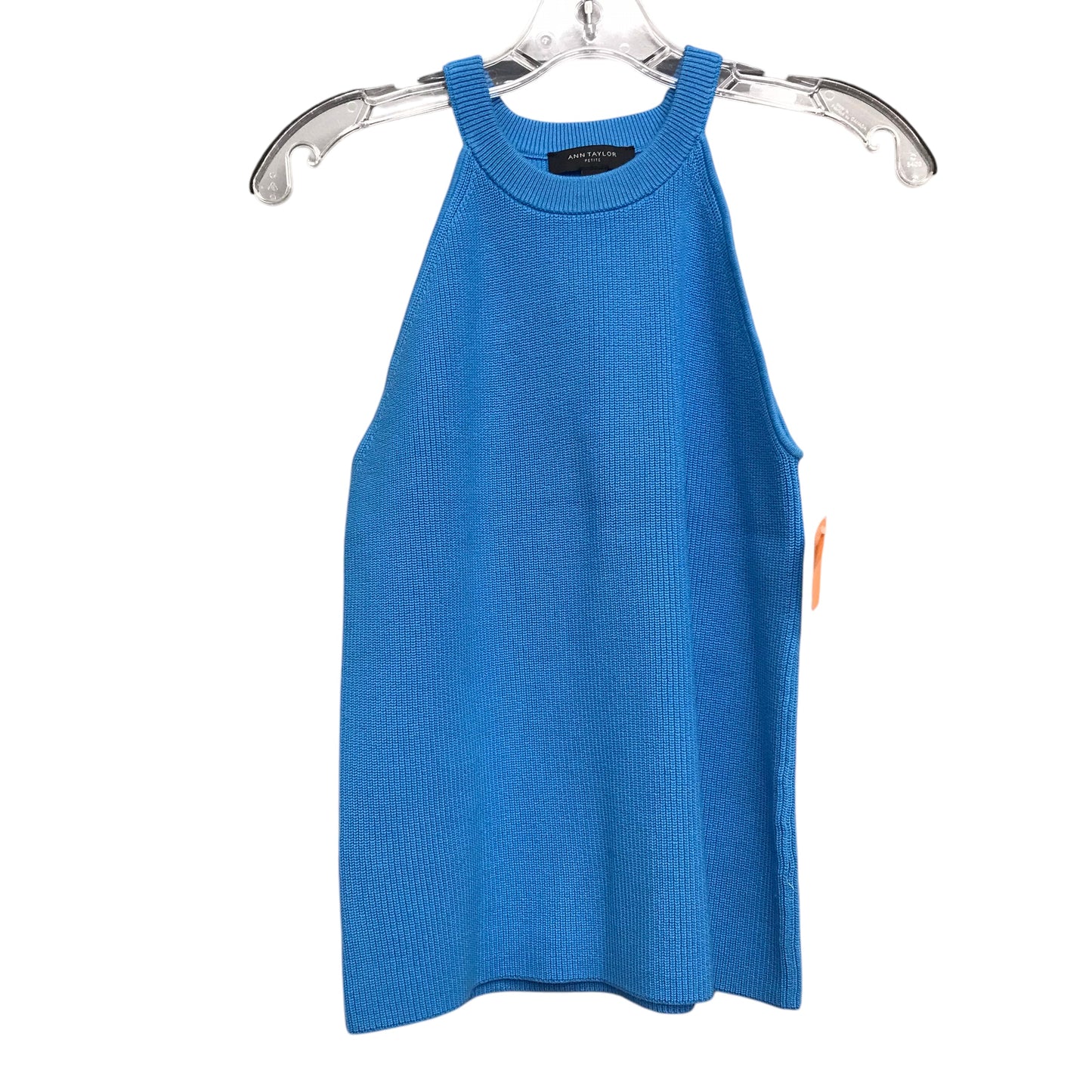 Top Sleeveless By Ann Taylor In Blue, Size:Mp