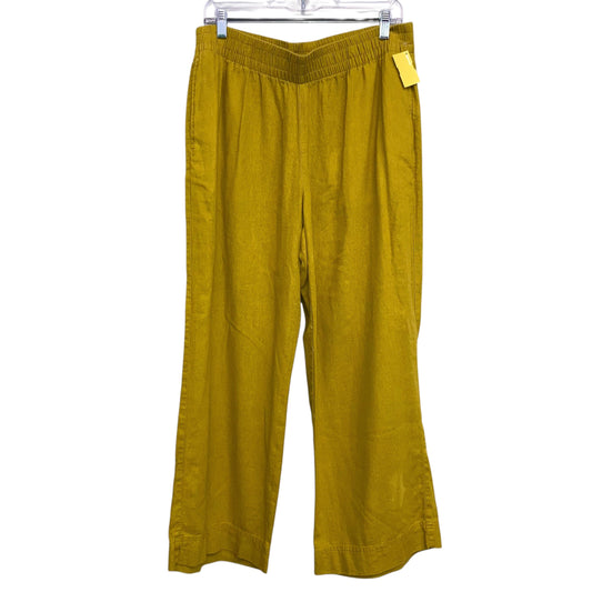 Pants Wide Leg By Old Navy In Yellow, Size:12