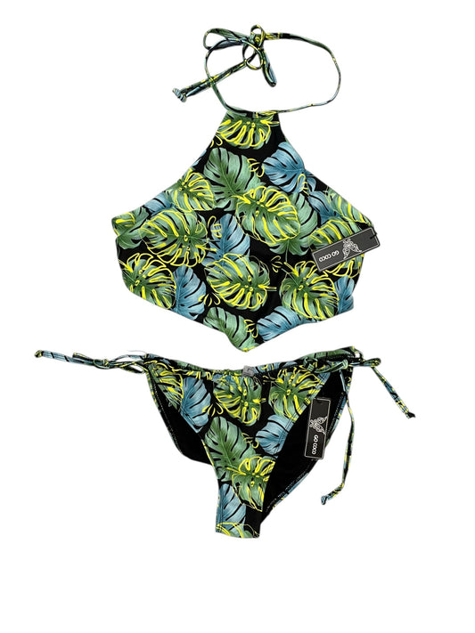 Swimsuit 2Pc By Cmc In Blue & Green, Size:L