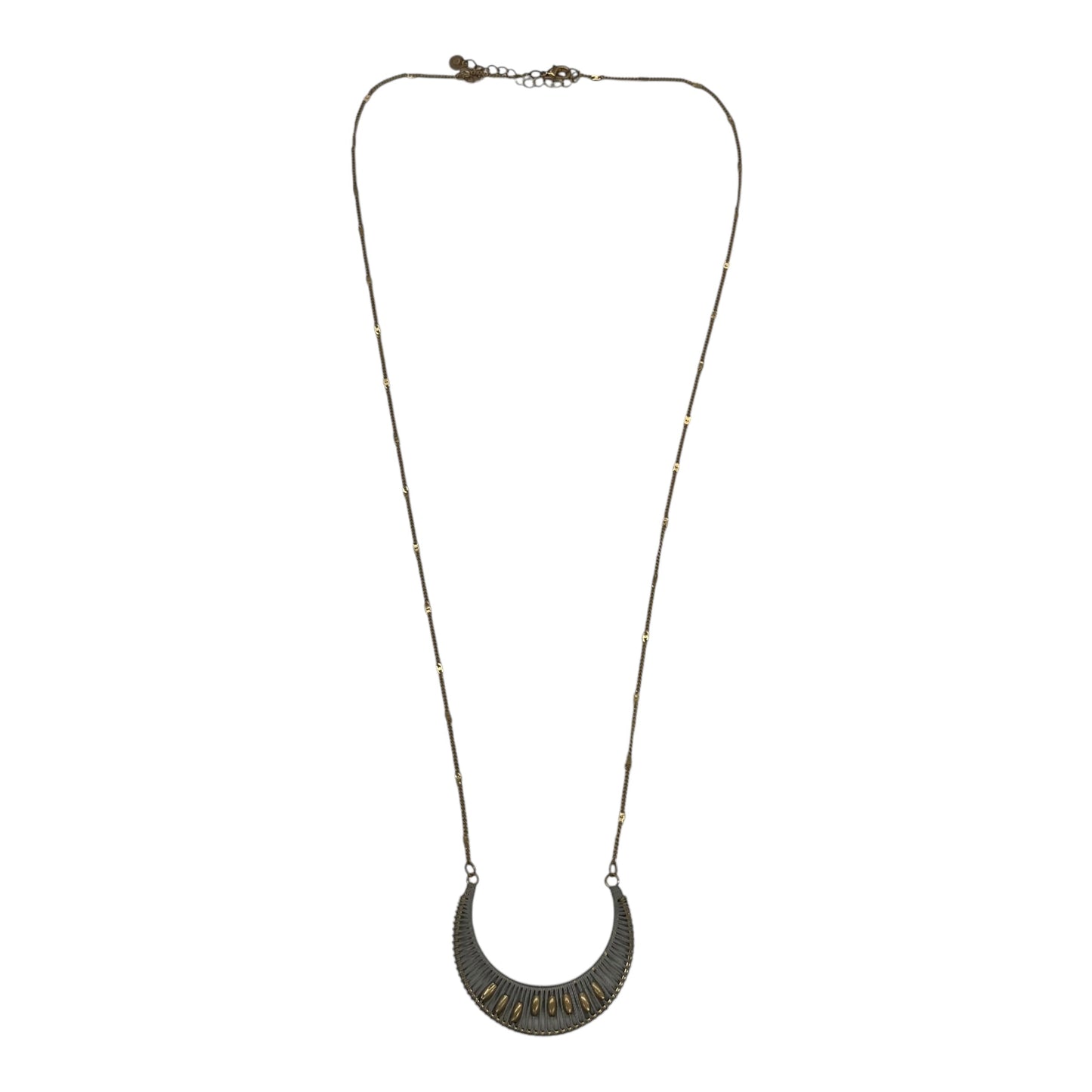 Necklace Pendant By Clothes Mentor In Gold & Grey