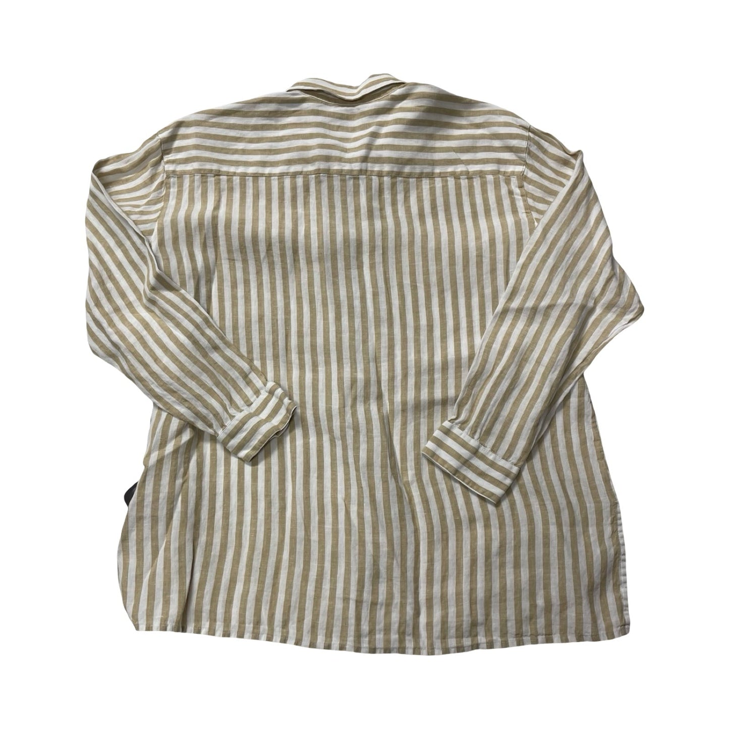 Top Ls By J. Jill In Tan & White, Size:M