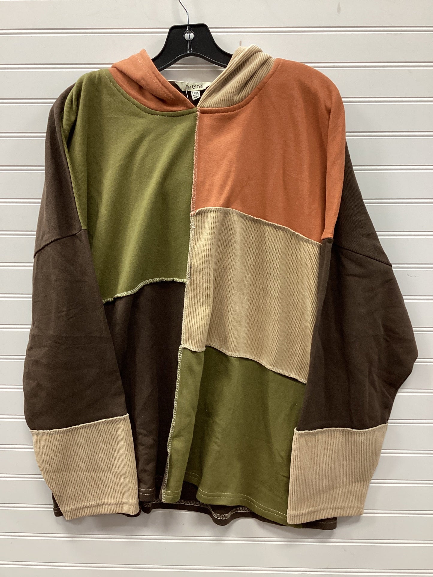 Top Ls By Cmc In Green & Orange, Size:L
