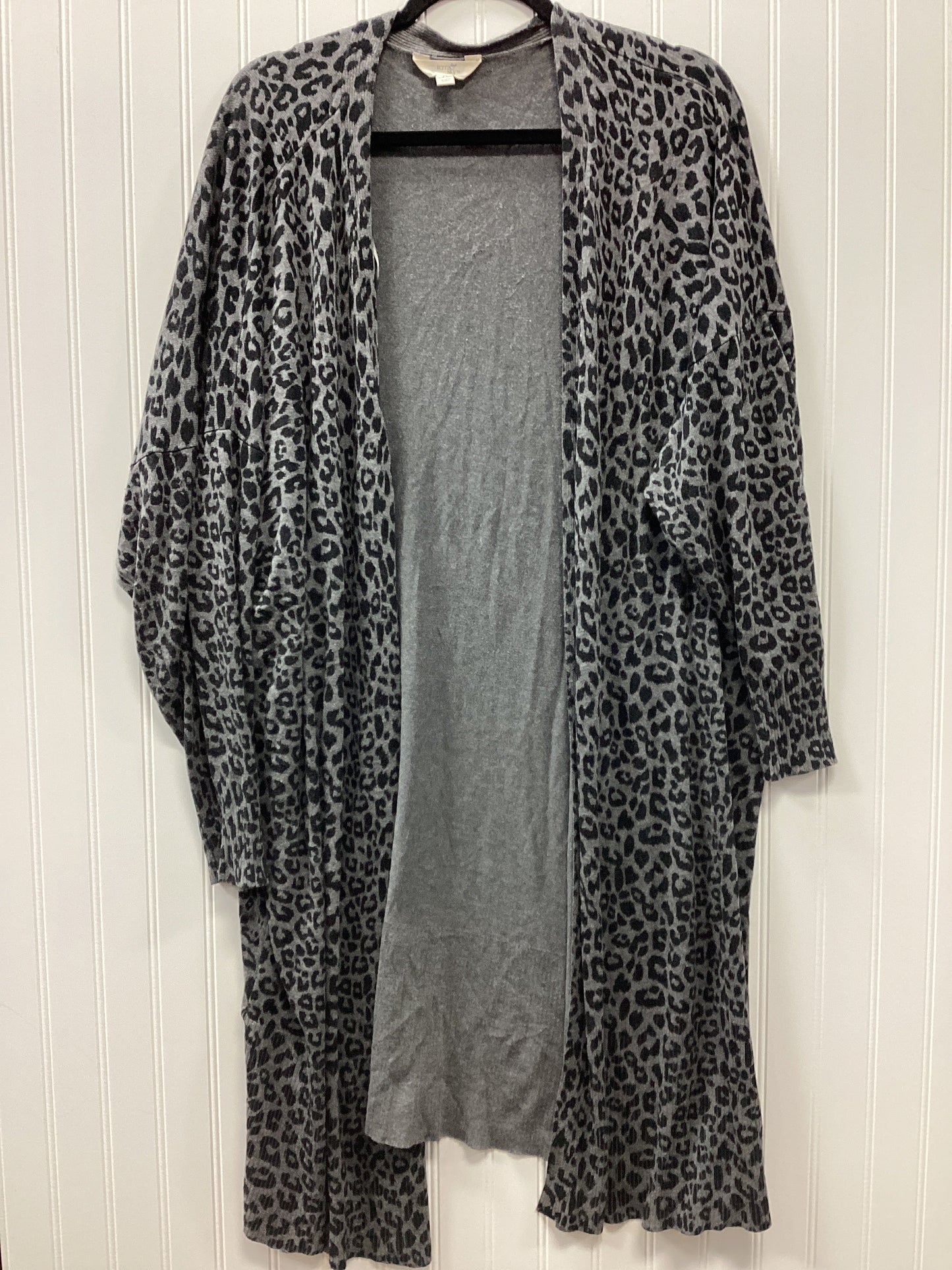 Cardigan By Terra & Sky In Grey, Size:3X