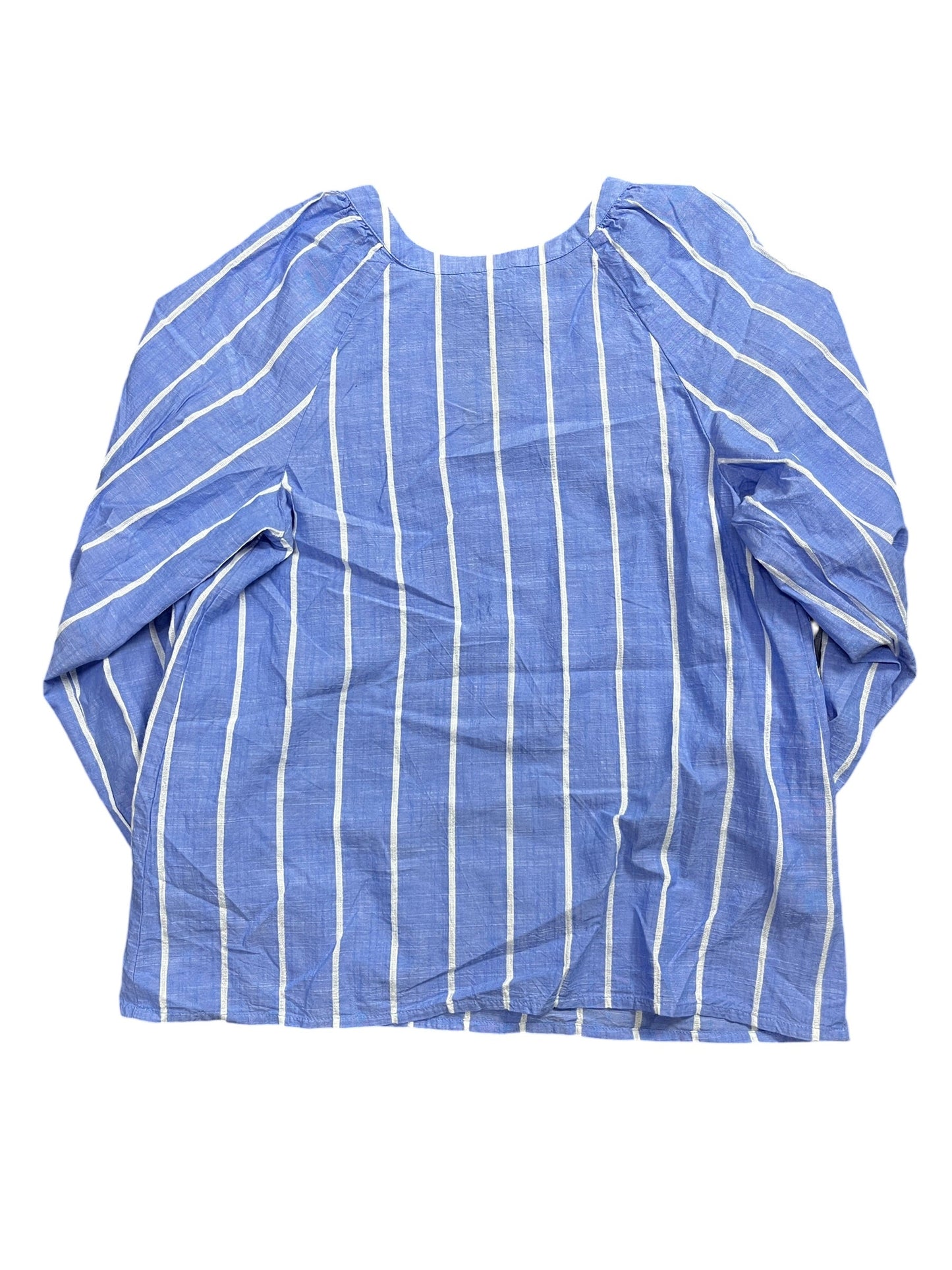 Blouse Ls By J. Crew In Blue, Size:Xs