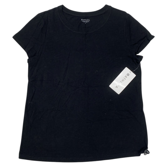Top Ss Basic By Athleta In Black, Size:L