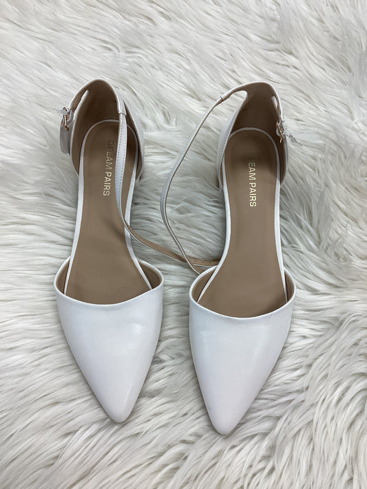 Shoes Heels Block By Dream Pairs In White, Size:11