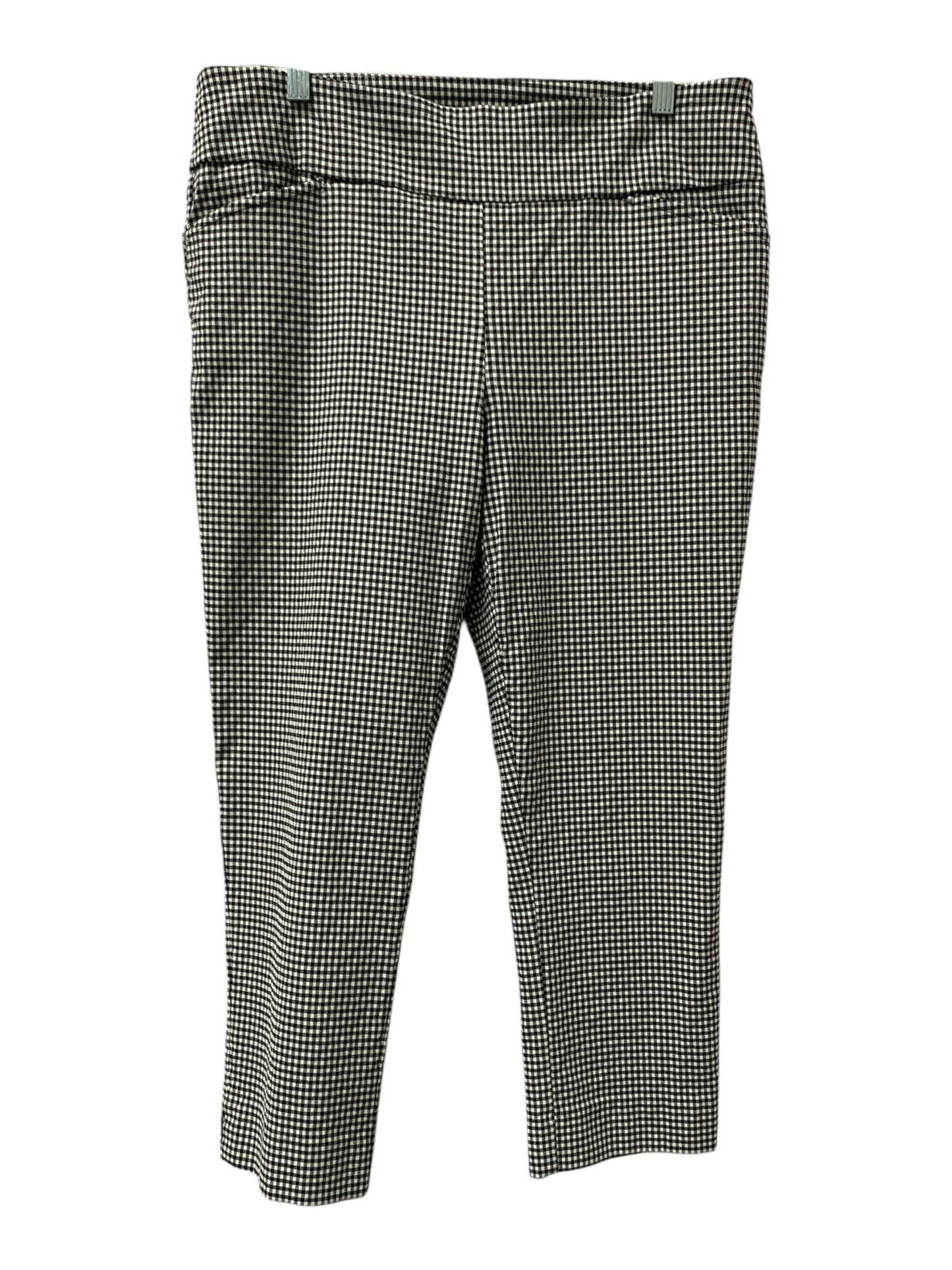 Pants Cropped By Jules & Leopold In Black & White, Size:16