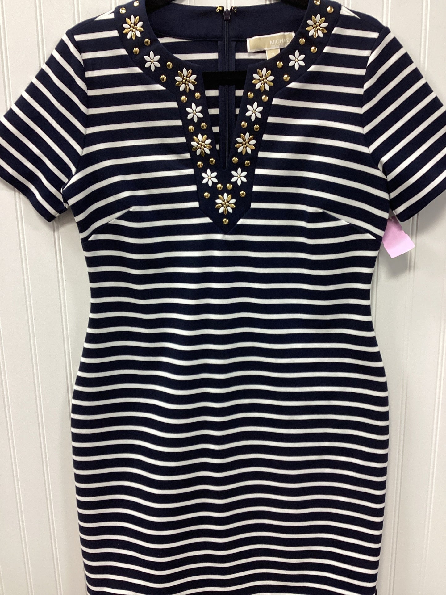 Dress Party Midi By Michael By Michael Kors In Navy, Size:M