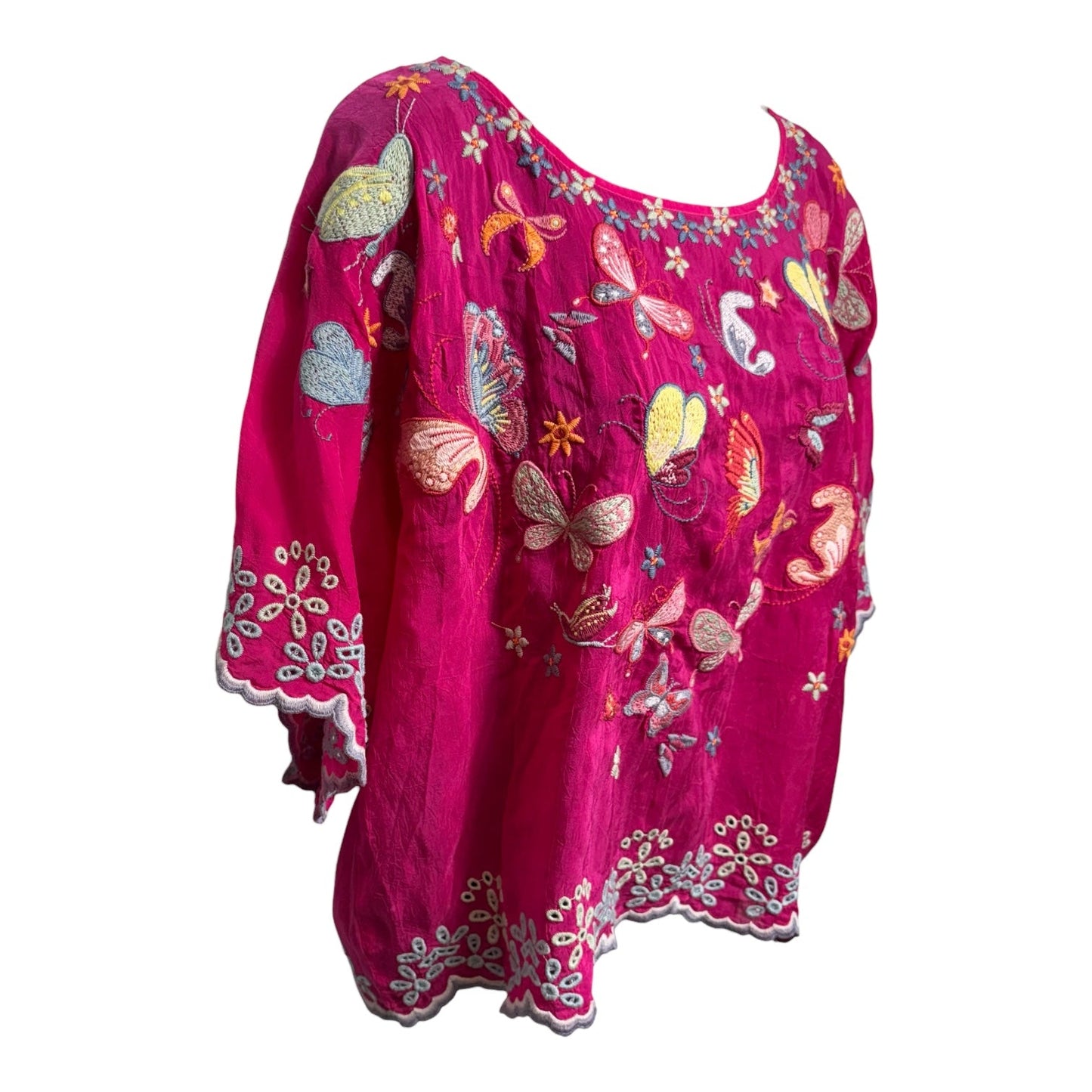 Bellona Blouse By Johnny Was In Pink, Size: S