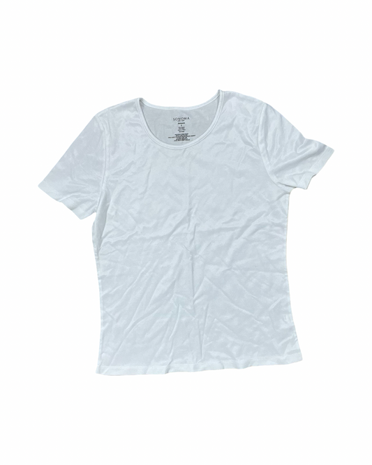 Top Ss Basic By Sonoma In White, Size:S