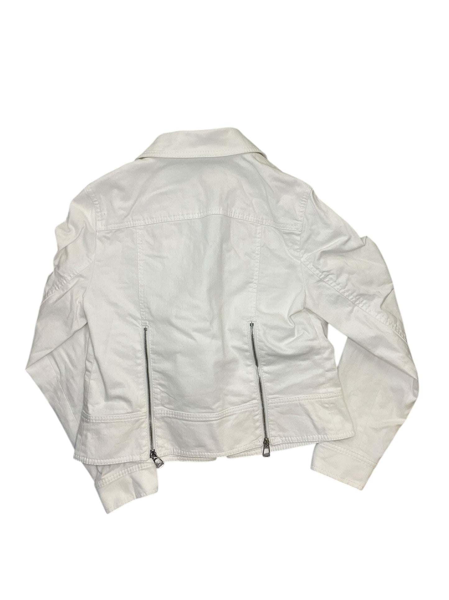 Jacket Denim By Etcetra In White, Size:M