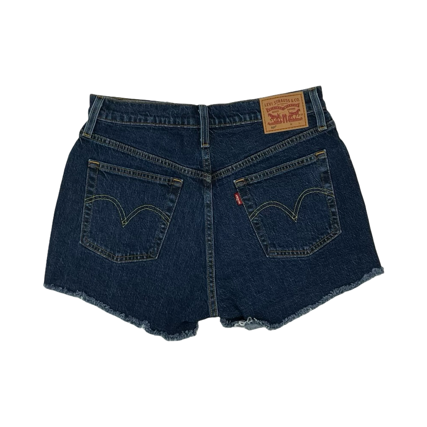 Shorts By Levis In Blue Denim, Size:8