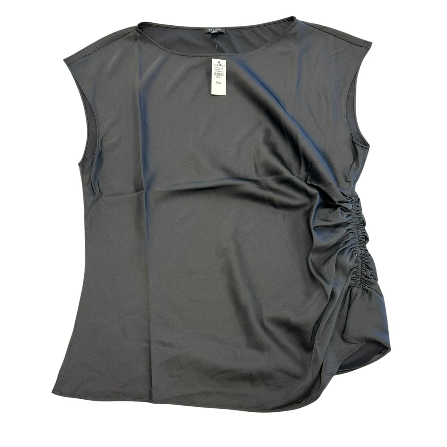 Blouse Sleeveless By Talbots In Black, Size:Xlp