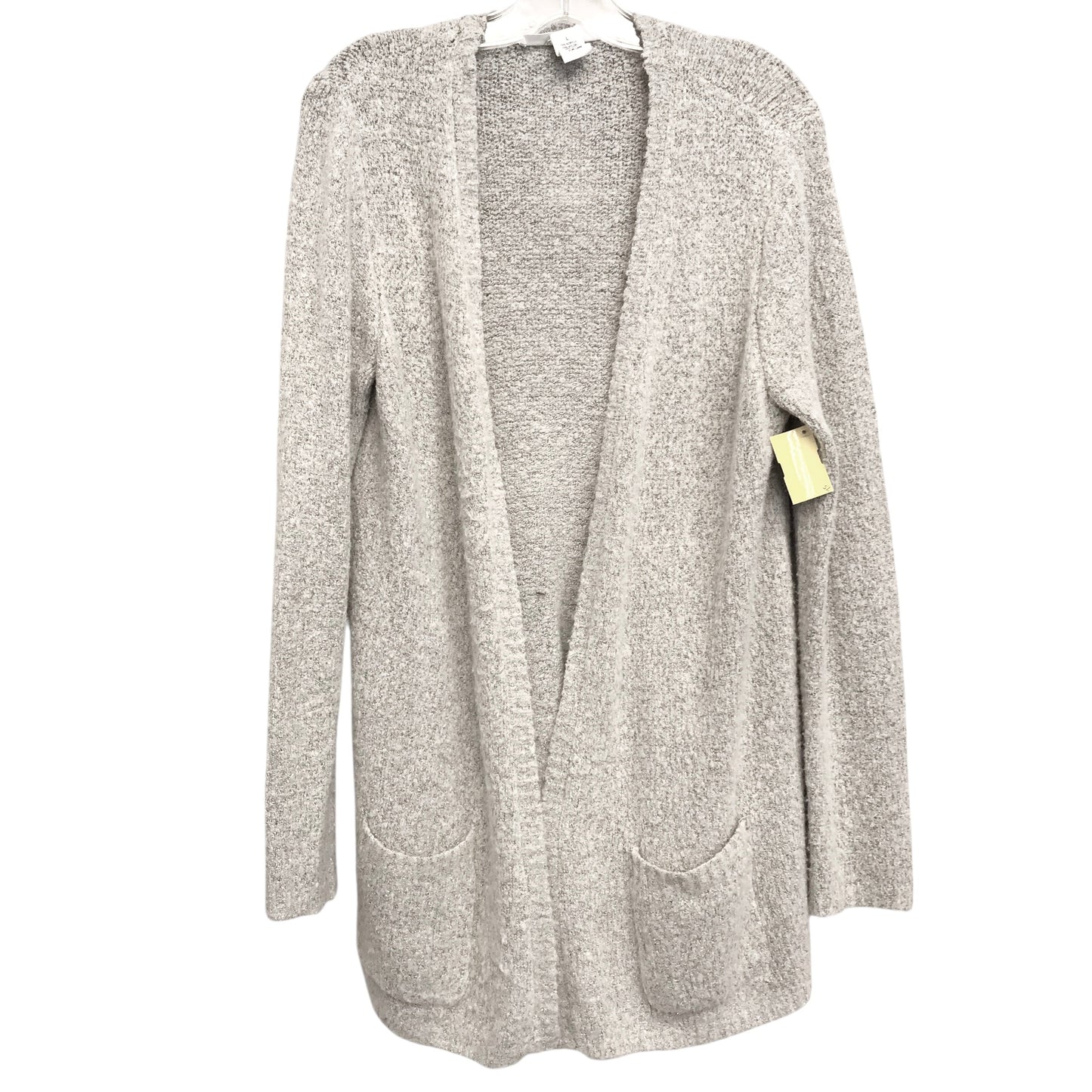 Sweater Cardigan By Workshop In Grey, Size:L