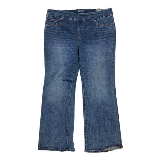 Jeans Straight By Chicos In Blue Denim, Size:12