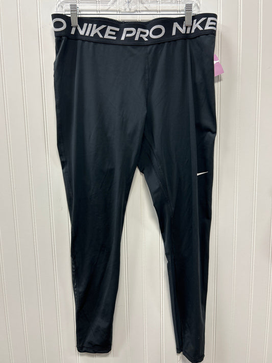 Athletic Leggings By Nike Apparel In Black, Size:Xl