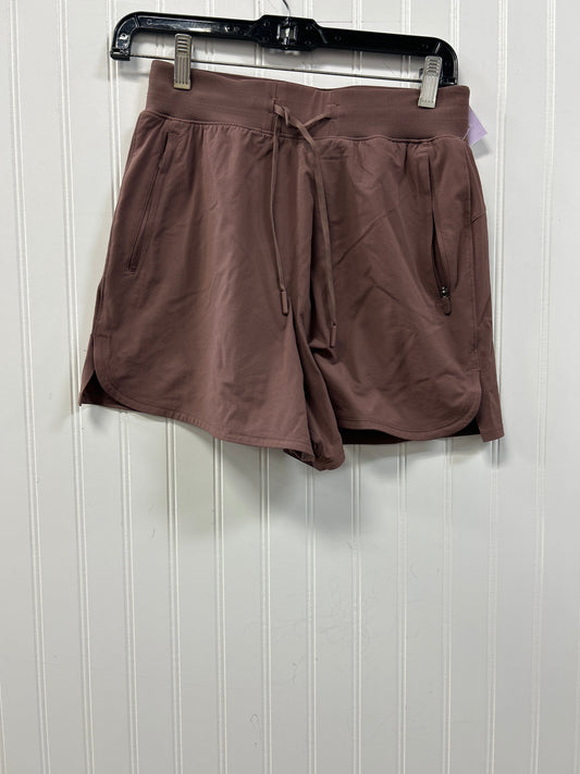 Athletic Shorts By Lululemon In Brown, Size:4