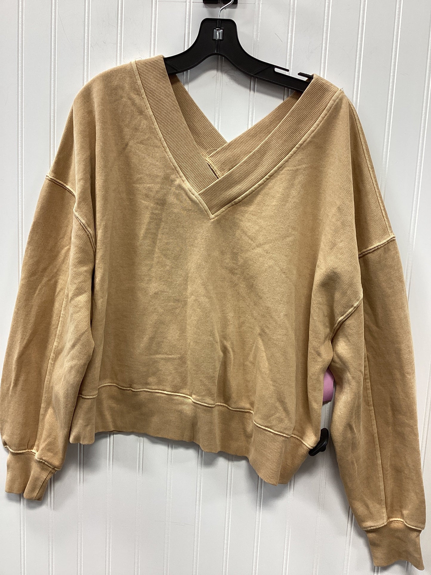 Top Ls By So In Tan, Size:M