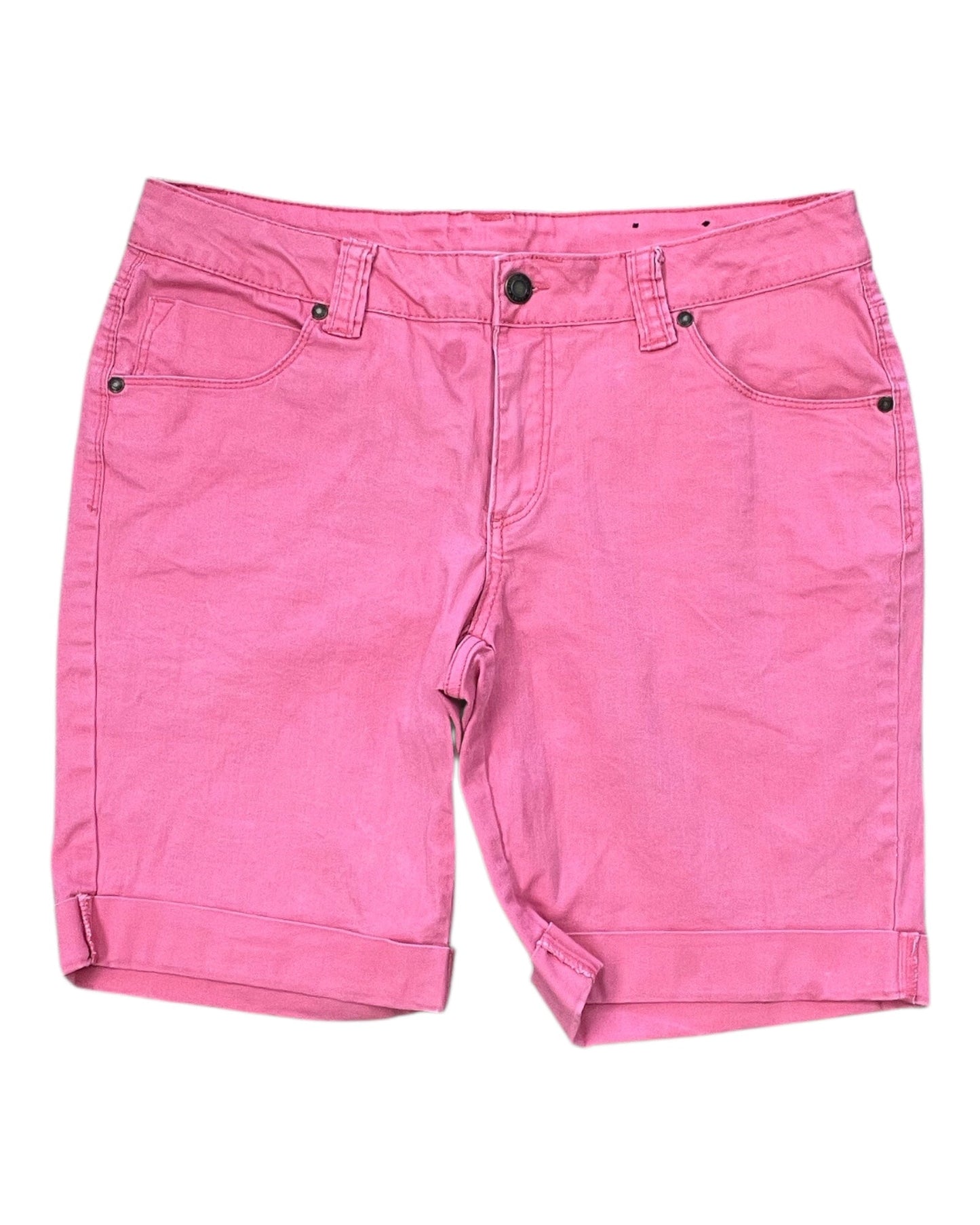 Shorts By Faded Glory In Pink Denim, Size:12