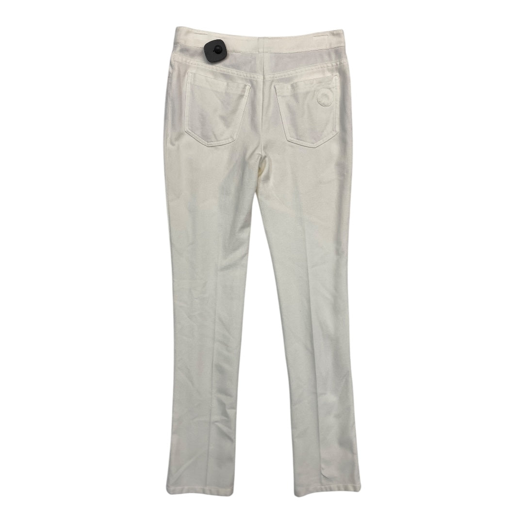 Pants Luxury Designer By Akris In White, Size:4